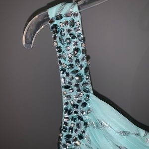 Long one sleeve prom / wedding / summer dress